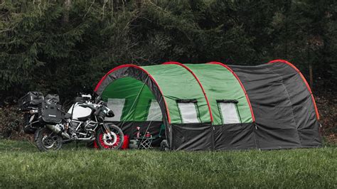 The Worlds Largest Motorcycle Tent The Lone Rider Motohouse Youtube