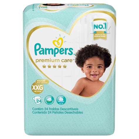 Fraldas Pampers Premium Care Xxg 24 Unidades Extrafarma