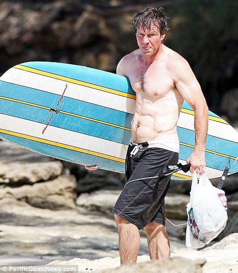 Dennis Quaid Shows Off His Toned And Sculpted Beach Body On Surfing