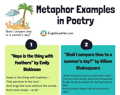 11 Types Of Metaphors In English Definitions And Examples Englishleaflet