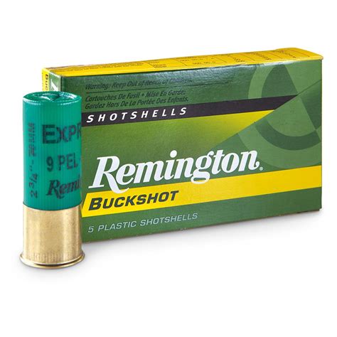 Remington Buckshot 3 Magnum 12 Gauge 00 Buckshot 4 Dram Equiv 15