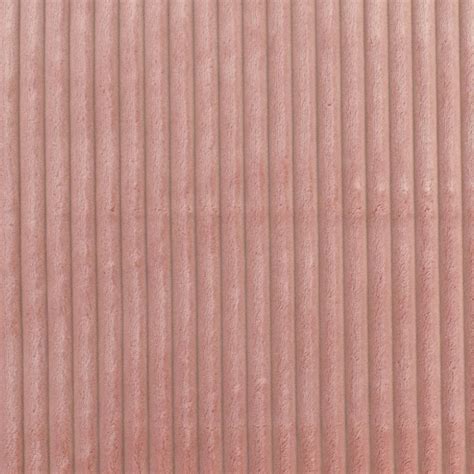 Plush Fabric Stripy Dusty Pink Fabrics Hemmers