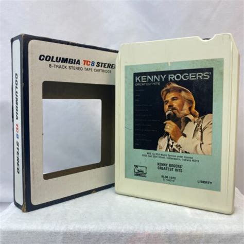 Kenny Rogers Greatest Hits 1980 Liberty Records 8 Track Tape Very