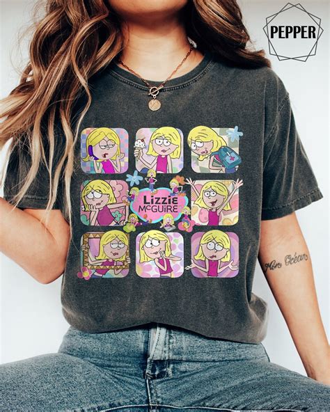 Retro Cute Emotions Of Lizzie Mcguire Comfort Colors Shirt Etsy