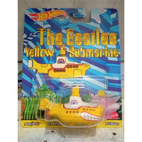 Hot Wheels The Beatles Yellow Submarine Pop Culture Premium Shopee Brasil