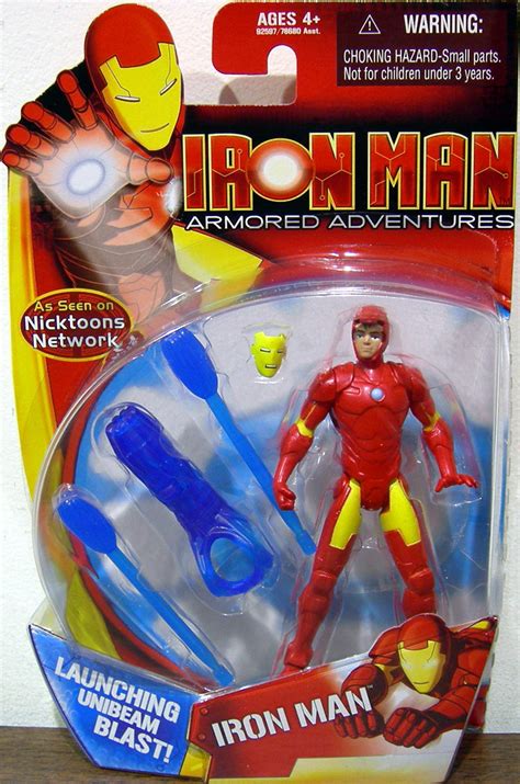 Iron Man Armored Adventures Figure Launching Unibeam Blast