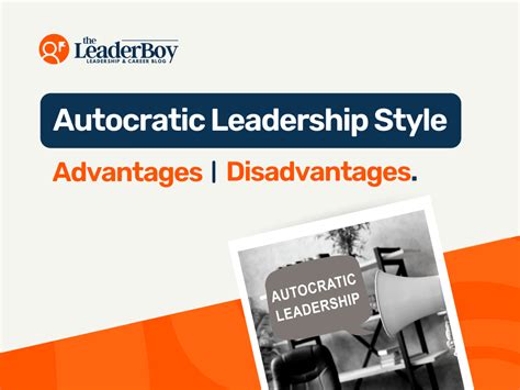 Autocratic Leadership Advantages And Disadvantages: Comprehensive Analysis