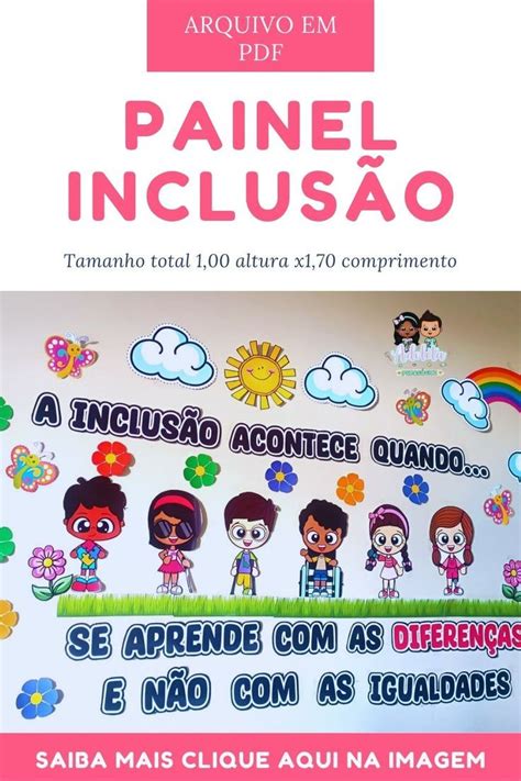 Painel Inclus O Educa O Inclusiva Imagem Mural