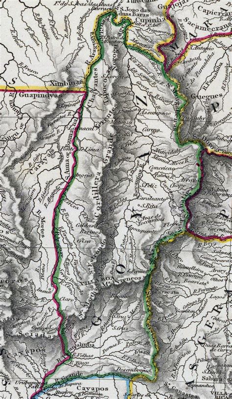 Mapa De Goyaz Até 1816