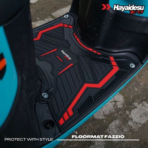 Hayaidesu Floor Mat Yamaha Fazzio Motorcycle Carpet Shopee Philippines