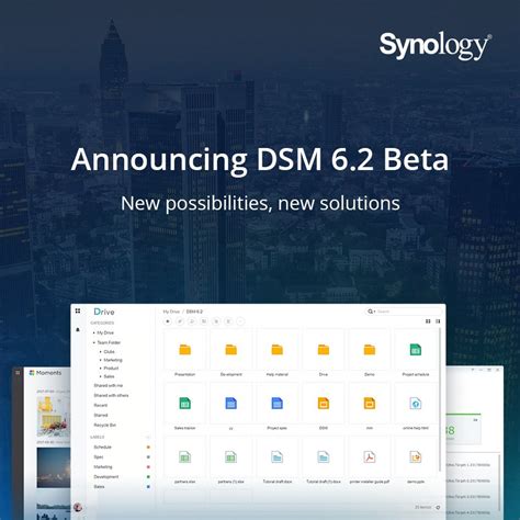 Synology Inc On Twitter Announcing DSM 6 2 Beta Try Out The New