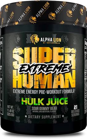 Alpha Lion Superhuman Extreme Hulk Juice 21 Servings