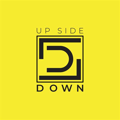 Up Side Down Logo Design Typography Design 21613091 Vector Art at Vecteezy