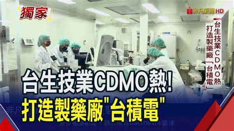 台生技業cdmo熱 打造製藥廠台積電｜非凡財經新聞｜20230725 非凡新聞 Line Today