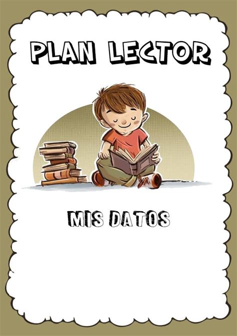 Portadas De Plan Lector Caratulas Para Cuadernos