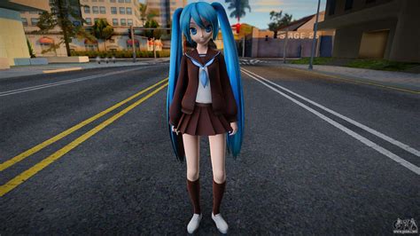 Pdft Hatsune Miku Rolling Girl Para Gta San Andreas