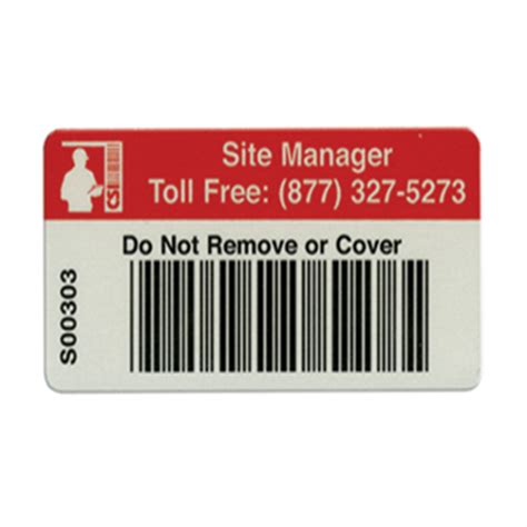 Custom Serial Number Barcode Label