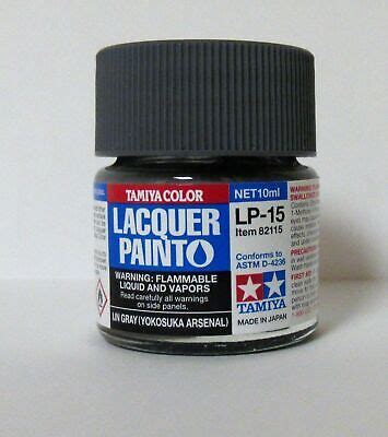 Tamiya Color Lacquer Paint LP 15 IJN Gray Yokosuka A 10 ML 82115