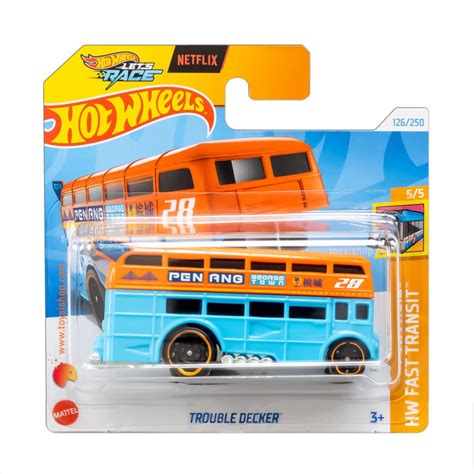 Hot Wheels Trouble Decker HW Fast Transit