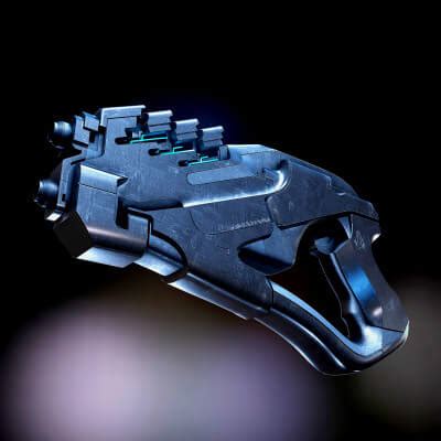 Arc Pistol Mass Effect D Model By Katedra