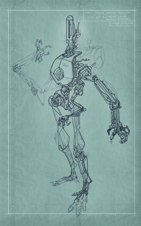 The Art Blog Of Cosmin Podar Carl Unit 3 Nuclear Physicist Robot