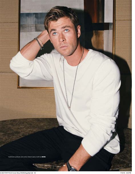 Chris Hemsworth Esquire Singapore August 2018 photoshoot - Chris ...