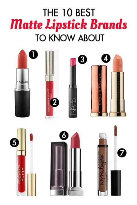 The 10 Best Matte Lipstick Brands To Know About Society19