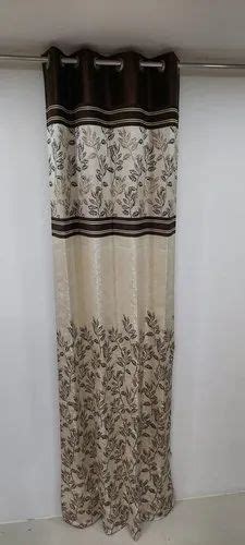 Eyelet Gsm Printed Polyester Door Curtain Size X Feet At Rs