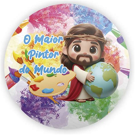 O Maior Pintor Do Mundo Png - O Maior Pintor Do Mundo Capa Painel Redondo Sublimado Pegue Monte ...