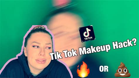 I Tried The Popular Tik Tok Makeup Hack Does It Really Work Youtube