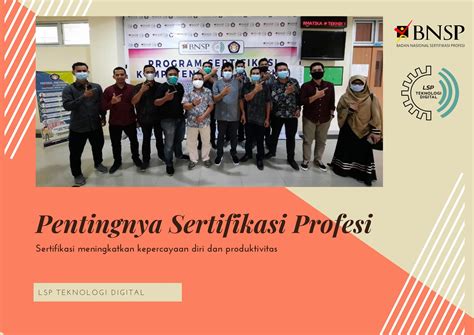 Lembaga Sertifikasi Profesi Terlisensi Bnsp Lsp Teknologi Digital