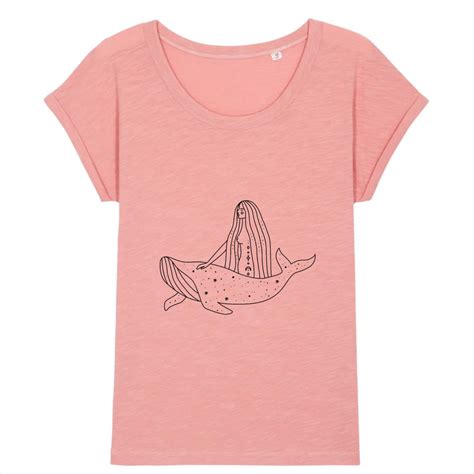 Baleine Magique T Shirt Coton Bio Moon Collection