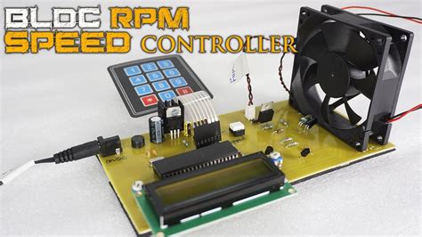 RPM Display For BLDC Motor With Speed Controller Electronics Projects