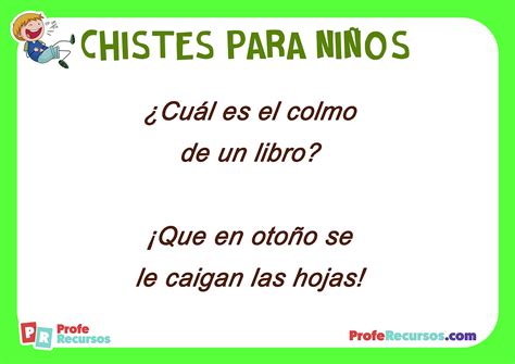 Chistes Infantiles Para Ni Os