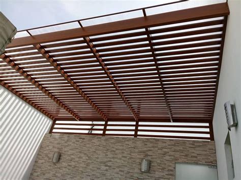 Techo Pergola Aluminio Idea Sala De Estar