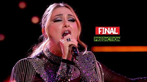 Jacquie Roar the Voice 2023 Season 24 Finale Top 5 Predictions Spoiler ...