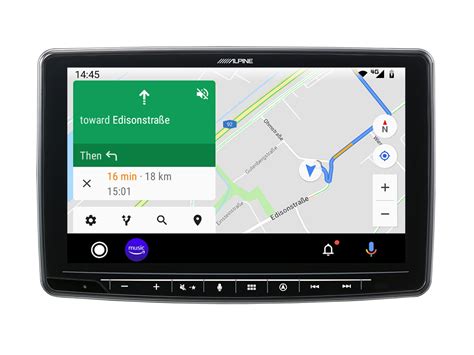 Alpine Ine F D Din Navigationssystem Mit Zoll Touchscreen Dab