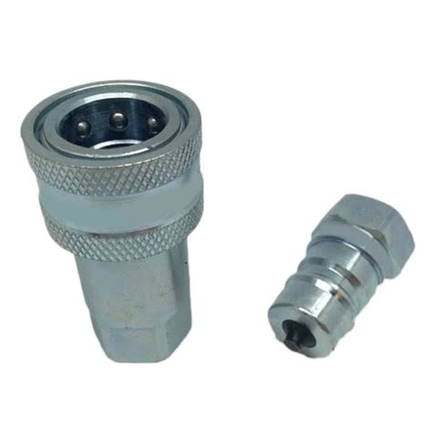 Stainless Steel Male Female Qrc Coupling For Hydraulic Pipe Size 3 4