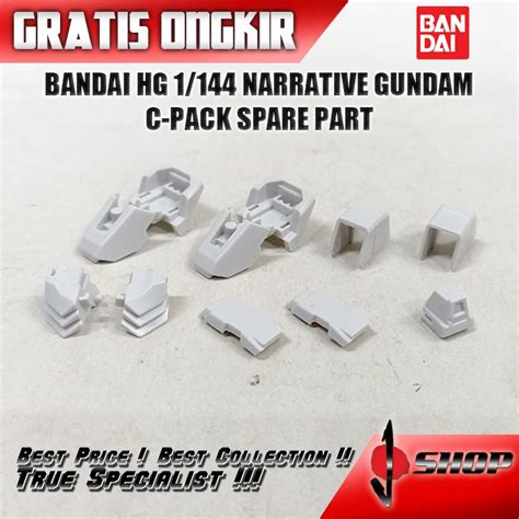 Jual BANDAI HG 1 144 NARRATIVE GUNDAM C PACK SPARE PART HG244 Shopee