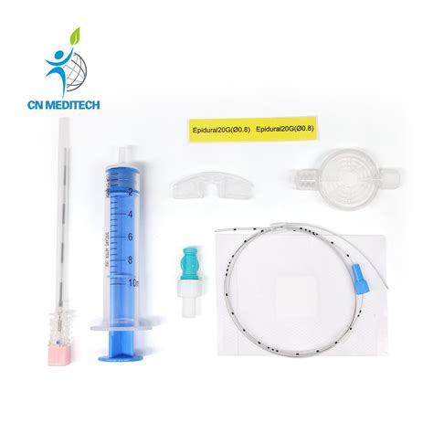 Medical Disposable Anesthesia Epidural Catheter Set Epidural Kit