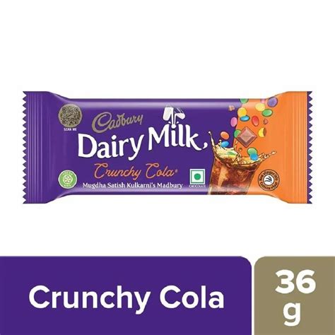 Dark Brown Cadbury Dairy Milk Crunch Cola Chocolate Packaging Type