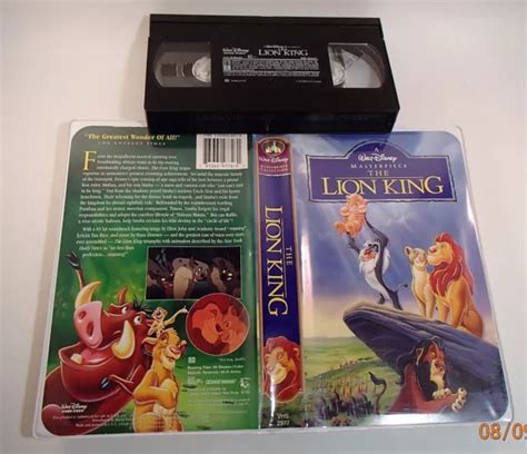 Le Roi Lion Collection Chef D Uvre Walt Disney Vhs En Clapet