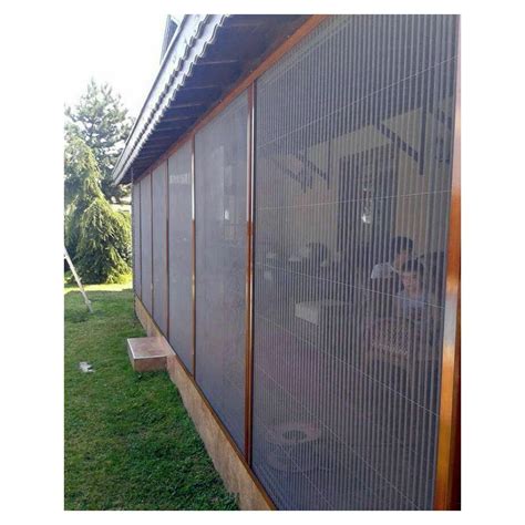 Doorsandwindows Aluminum Plisse Insect Screen Retractable Folding Pes Mesh Pp Accessory Wholesale