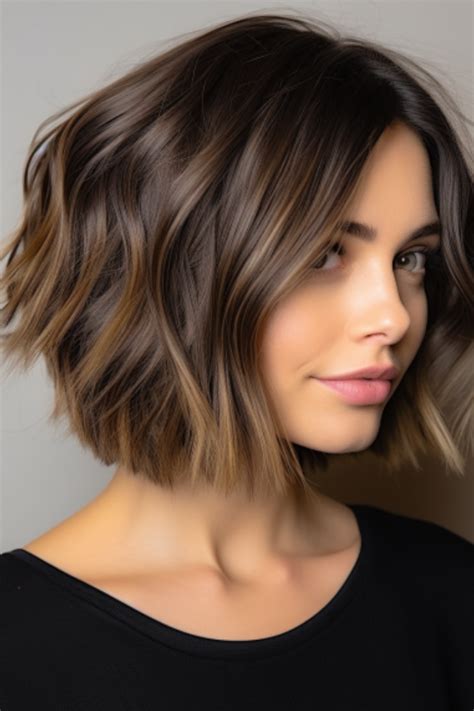 Stunning Medium Length Layered Haircuts Trending Right Now Brunette Balayage Hair Thick