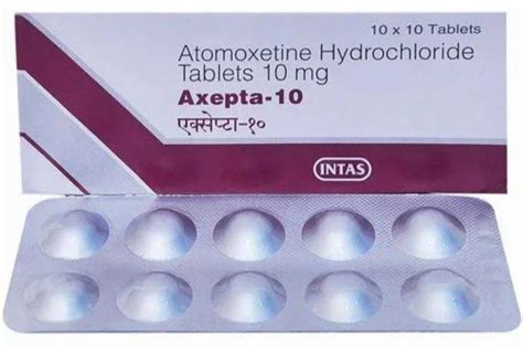 Atomoxetine Hydrochloride Tablets At Rs 162 Stripe Pharmaceutical