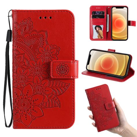 Case For Motorola Moto G Play 2021 Allytech Embossed Floral PU Leather