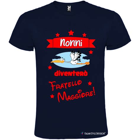 T Shirt Personalizzata Diventerò Fratello Maggiore