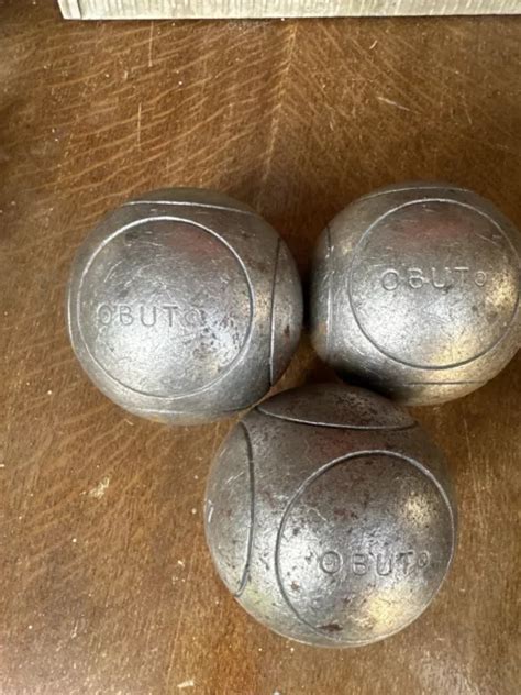 Boules De P Tanque Obut Match F Triplette Eur Picclick Fr