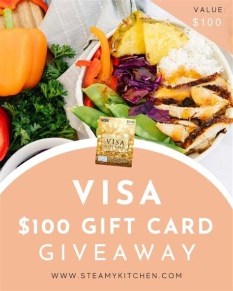 Mastercard Gift Card Giveaway Steamy Kitchen Recipes Giveaways