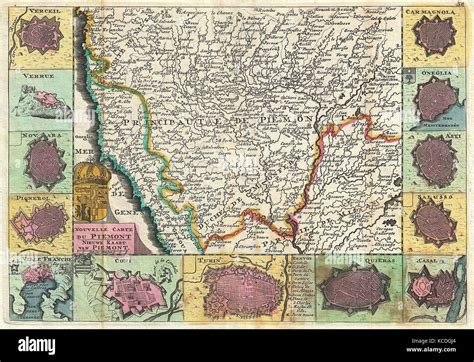 Piedmont Map Hi Res Stock Photography And Images Alamy